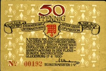 Glucksburg 50 пфеннигов 